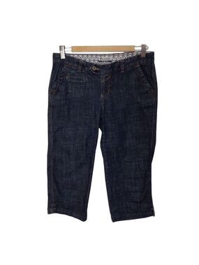 Columbia jeans pedal pusher pants 99% cotton stretch denim pockets low rise 6
